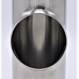 stainless steel T-piece, Short, Welded DN65