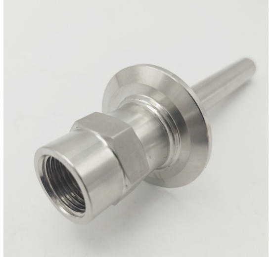 Stainless steel thermometer well | 100 mm (1/2") CLAMP DN25