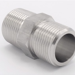 stainless steel Threaded adapter NPT / G_ M/M |1/2"x1/2"