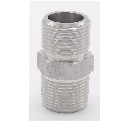 stainless steel  Threaded adapter NPT / G_ M/M |1/2"x1/2"