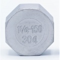 Stainless steel threaded end cap with hexagon 5/4"