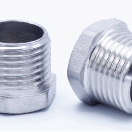 Stainless steel threaded end cap with hexagon type 330 | 1/2"