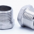 Stainless steel threaded end cap with hexagon type 330 1/4"