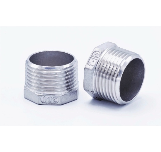 Stainless steel threaded end cap with hexagon type 330 | 1"