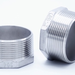 Stainless steel threaded end cap with hexagon type 330 | 2"