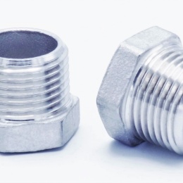 Stainless steel threaded end cap with hexagon type 330 | 3/8"