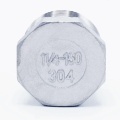 Stainless steel threaded end cap with hexagon type 330 | 5/4"