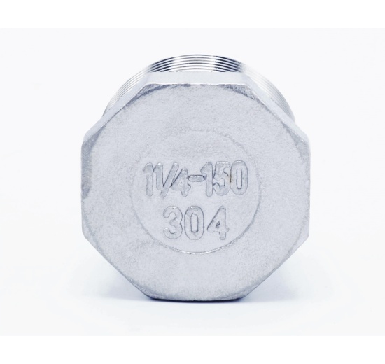 Stainless steel threaded end cap with hexagon type 330 | 5/4"