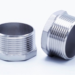 Stainless steel threaded end cap with hexagon type 330 | 6/4"
