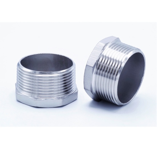 Stainless steel threaded end cap with hexagon type 330 | 6/4"