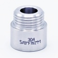 stainless steel Threaded reducer F5/8"/M1/2"