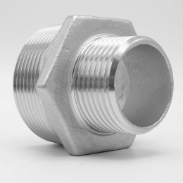 stainless steel Threaded Reducer Hex M/M / Nipple Reduced / Type 341 | 2"x6/4"