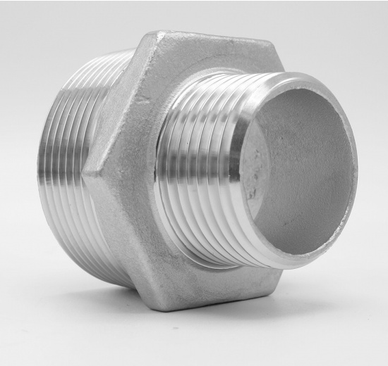 stainless steel Threaded Reducer Hex M/M / Nipple Reduced / Type 341 | 2"x6/4"