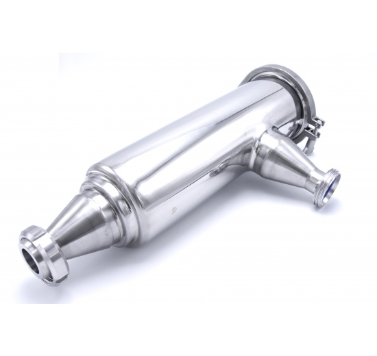 stainless steel tubular filter for wort filtration with customized connection