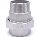 Stainless Steel Union Thread, / flat seal / type 316 6/4"