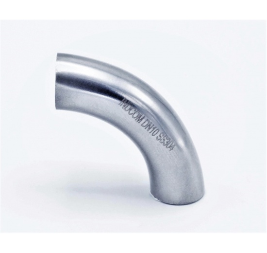 Stainless steel welded elbow 90° DN10 (12 x 1,5 mm)N 10 seamless bend
