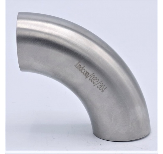 Stainless steel welded elbow 90° DN32 (34x1,5mm)