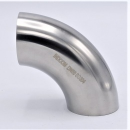 Stainless steel welded elbow 90° DN50 (52x1,5mm)