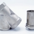 Stainless steel Y filter slant with stainless sifter, threaded 2”