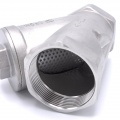 Stainless steel Y filter slant with stainless sifter, threaded Stainless steel valves and fittings