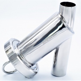 Stainless steel Y - filter, welded S-S DN40