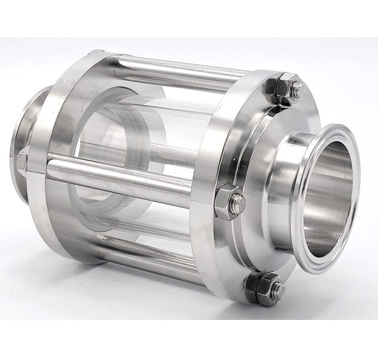 Straight Sight Glass, Clamp C-C, DN50 (clamp collar 64mm)