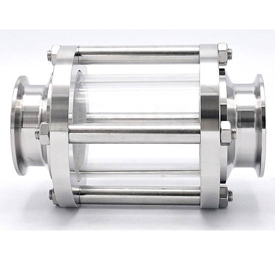 Straight Sight Glass, Clamp C-C, DN50 (clamp collar 64mm)