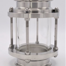 Straight sight glass, clamp C-C DN80 (clamp collar 106mm)