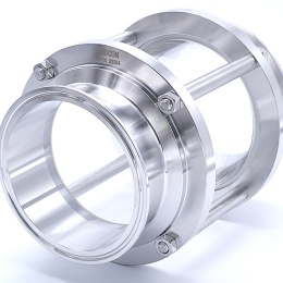 Straight sight glass, CLAMP C-C | DN80 (clamp collar 106mm)