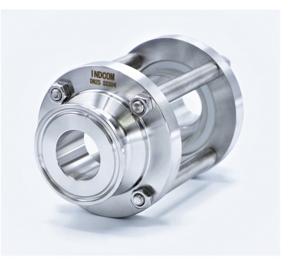 Straight sight glass, Clamp C-C, short