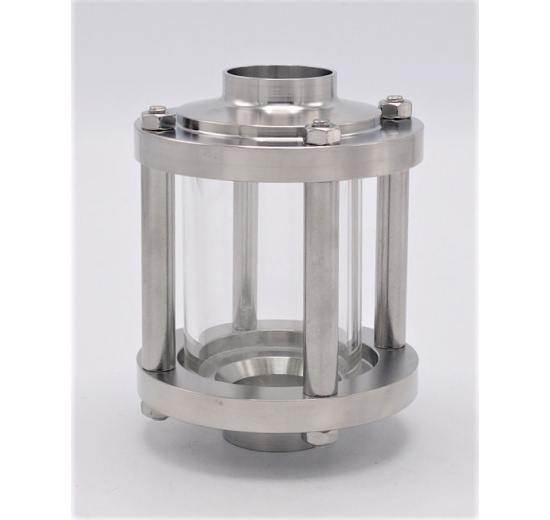 Straight sight glass, welded S-S, type B DN32 (34x1.5mm)