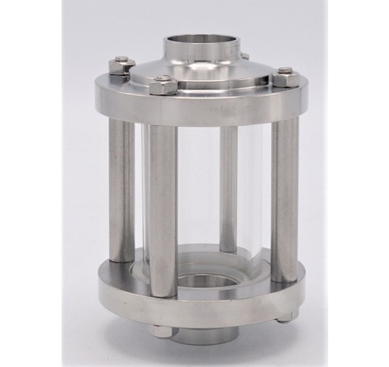 Straight sight glass, welded S-S, type B