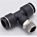 Swivel T-piece, Bottom Thread DN 6 mm - 1/4" pneumatics components