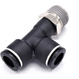 Swivel T-piece, Side Thread