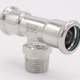 T-kus nerezový lisovací F/M(závit vnější)/F 18_1/2"_18