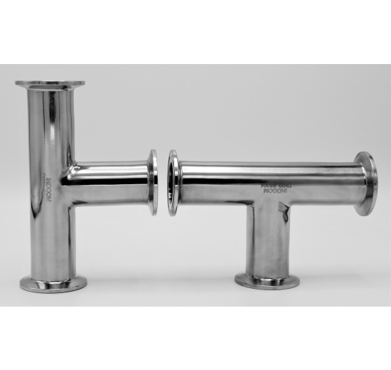 T Piece, clamp DN32, stainless steel