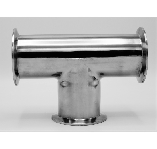 T Piece, clamp DN65, stainless steel
