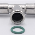 T Piece, Press Fittings, F/F/F 15 mm, stainless steel