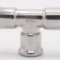 T Piece, Press Fittings, F/F/F 18 mm, stainless steel