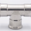 T Piece, Press Fittings, F/F/F 35 mm, stainless steel