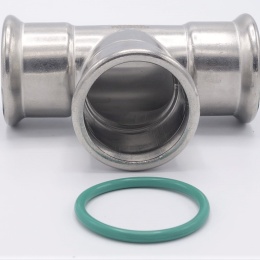 T Piece, Press Fittings, F/F/F 42 mm