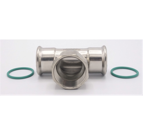 T Piece, Press Fittings F/F(internal thread) /F 35_1 1/4"_35