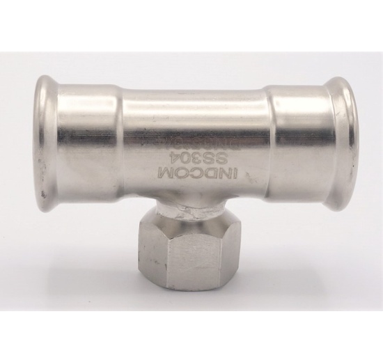 T Piece, Press Fittings F/F(internal thread) /F 35_3/4"_35