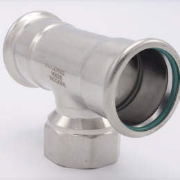 T Piece, Press Fittings F/F(internal thread) /F | 42_1 1/4"_42