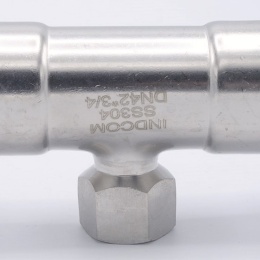T Piece, Press Fittings F/F(internal thread) /F 42_3/4"_42