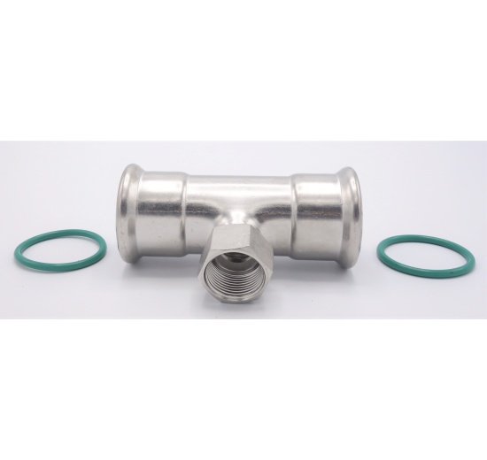 T Piece, Press Fittings F/F(internal thread) /F 42_3/4"_42