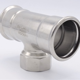 T Piece, Press Fittings F/F(internal thread) /F 54_1 1/2"_54