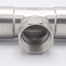 T Piece, Press Fittings F/F(internal thread) /F 54_1 1/2"_54