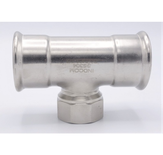 T Piece, Press Fittings F/F(internal thread) /F 54_1 1/2"_54