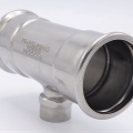 T Piece, Press Fittings F/F(internal thread) /F 54_3/4"_54 stainless steel